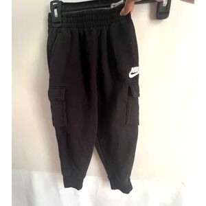 Nike Cargo Sweatpants Boys 4T Logo Athletic School Cozy Sports